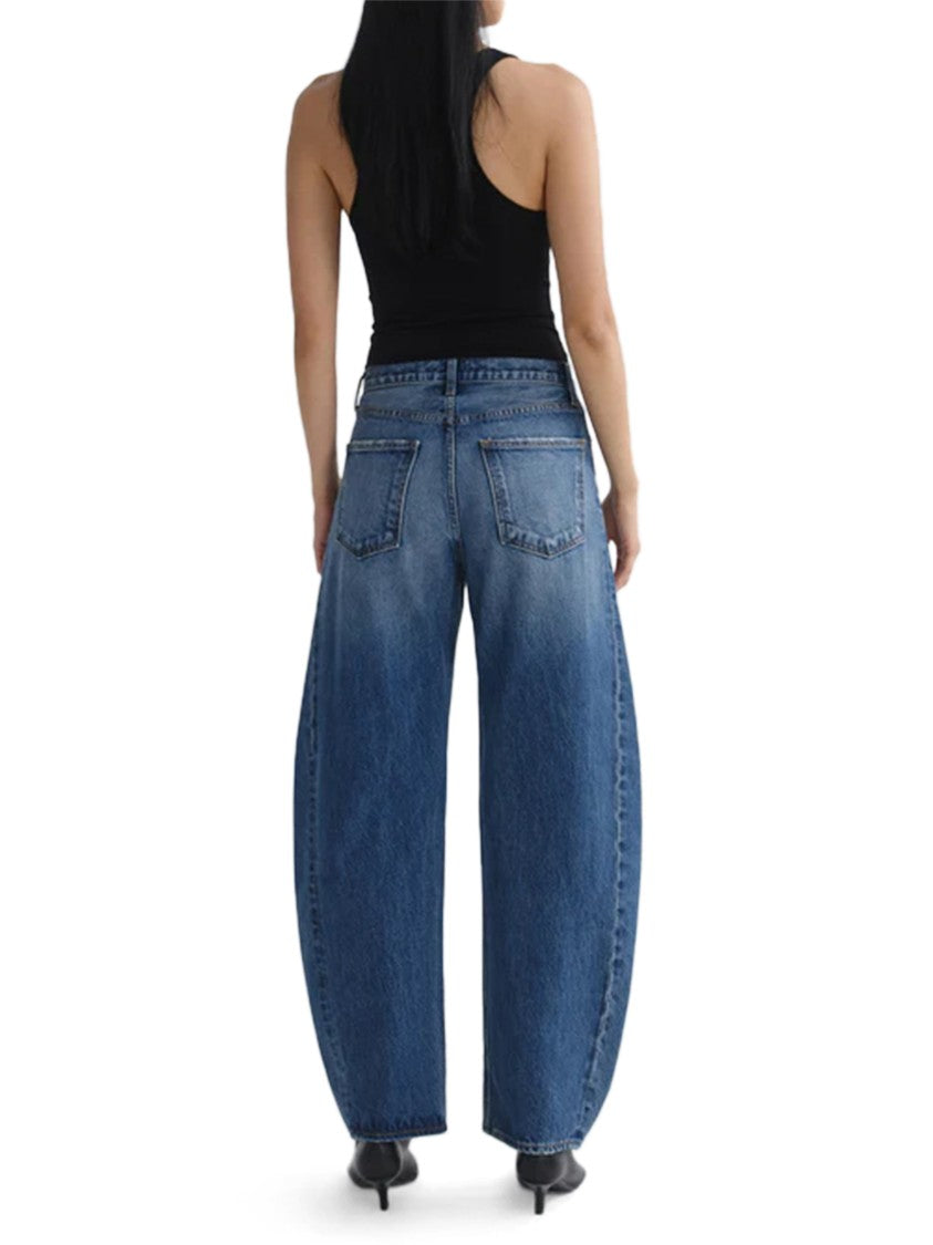 Agolde Wide-Leg Jeans With Vintage-Inspired Pieced Design