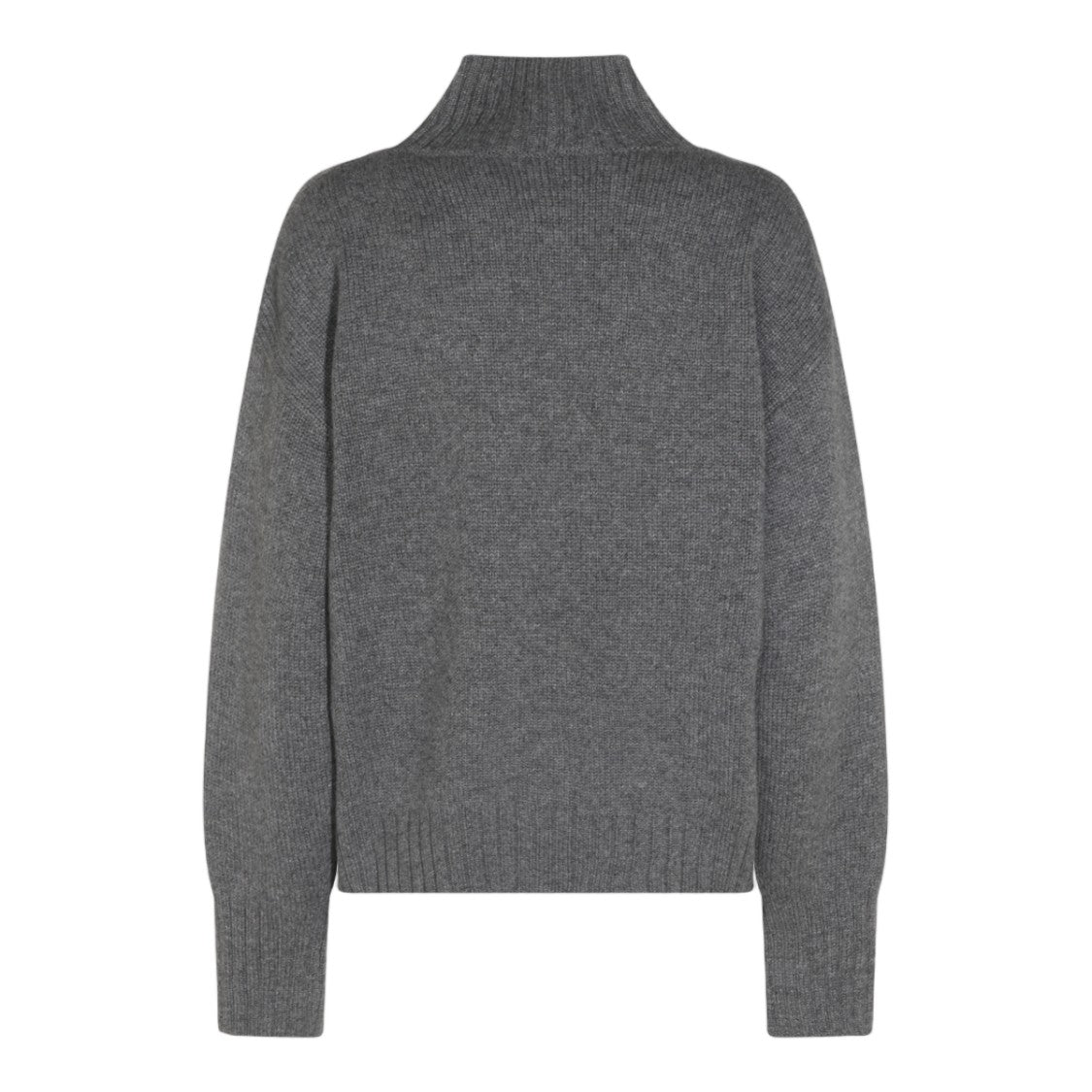 Malo Relaxed Fit Ribbed Mock Neck Sweater
