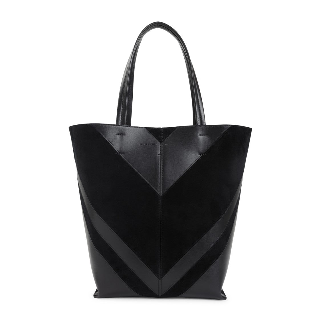 Phoebe Philo Pot Cabas Black Calf Leather Tote Bag