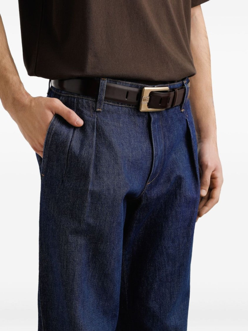 Dolce & Gabbana Relaxed Fit Cotton Denim Jeans