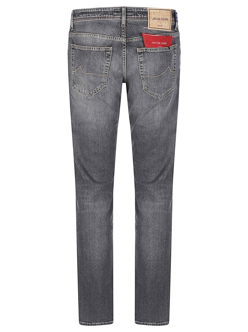 Jacob Cohen 5 Pockets Slim Fit Nick Faded Jeans