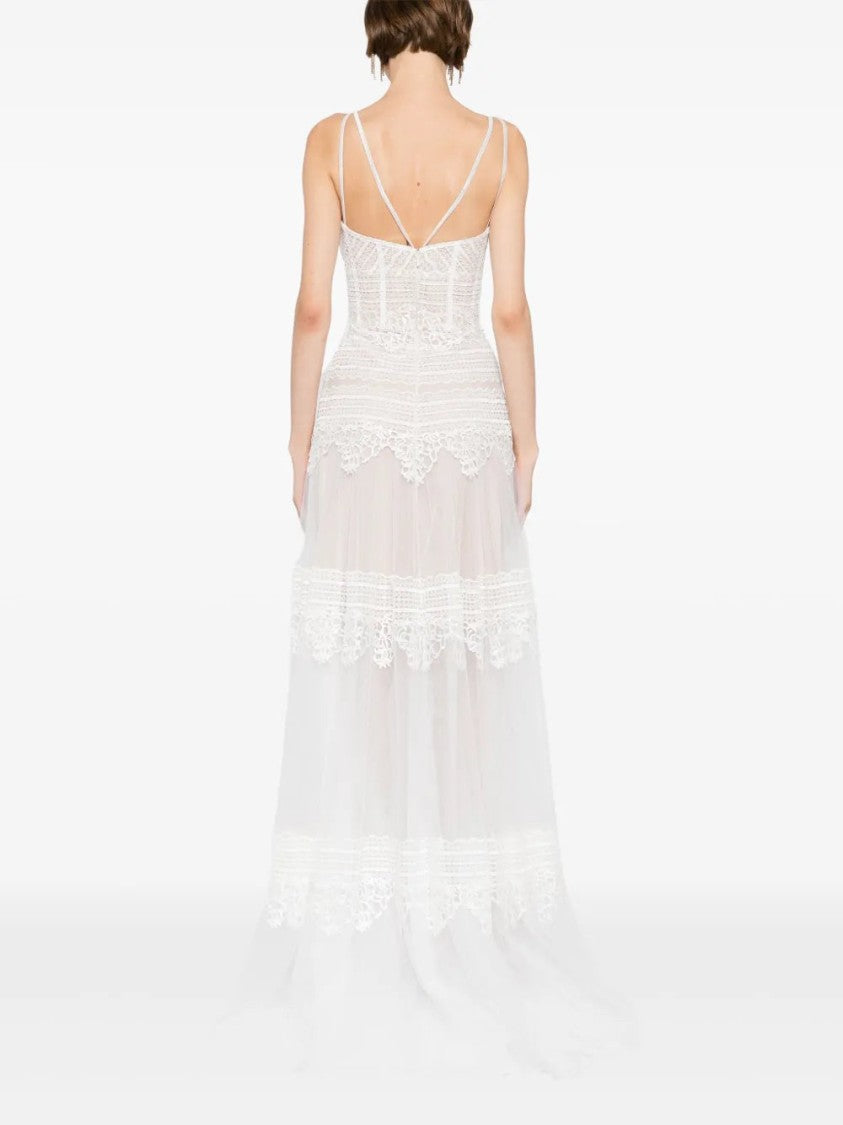 Saiid Kobeisy Lace Long Dress