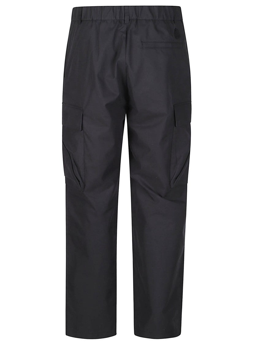 Moncler Straight-Leg Sports Cargo Cotton-Blend Pants