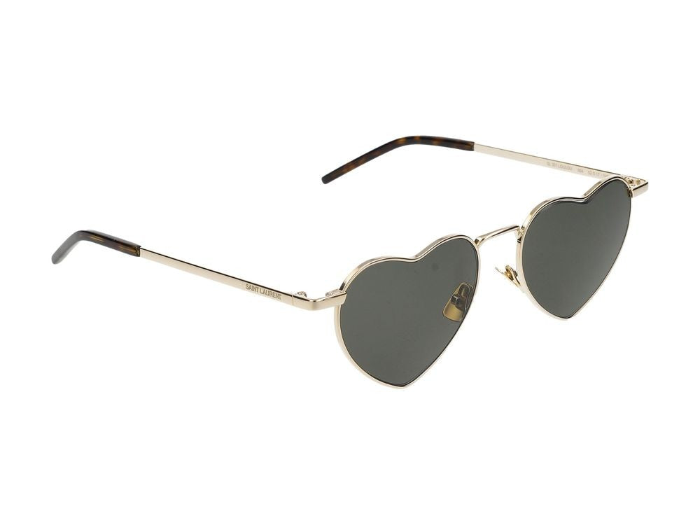 Saint Laurent Sunglasses Sl 301 Loulou 004 Gold Gold Grey