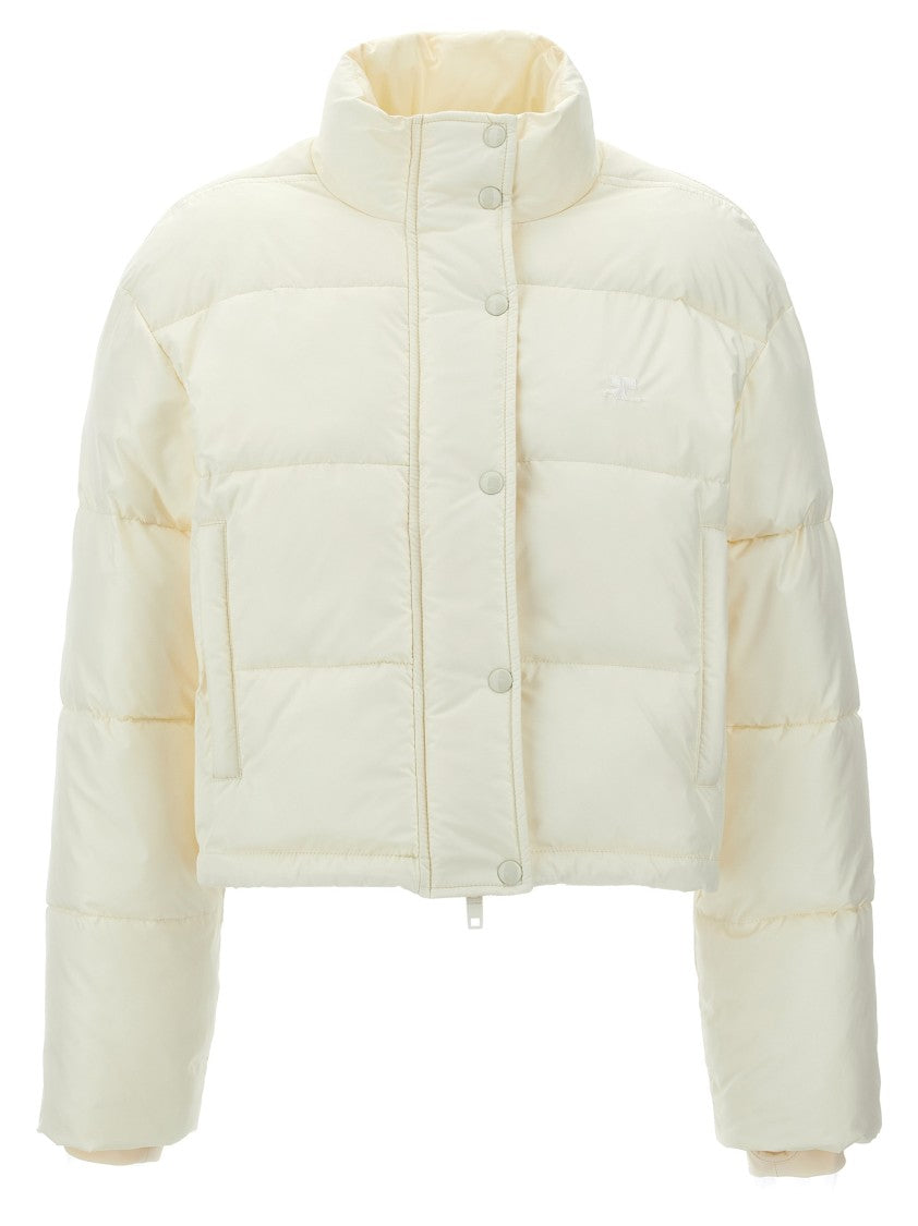 Courrèges 'Ac' Cropped Down Jacket