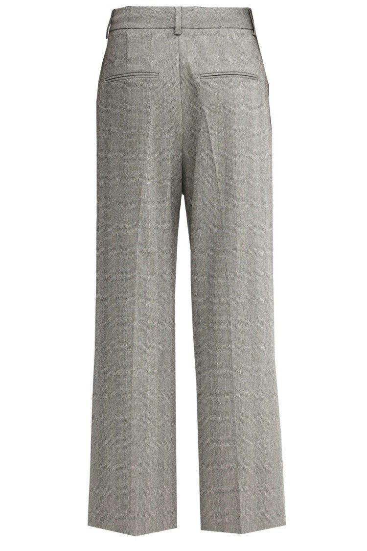 Anine Bing Straight Leg Belen Pants With Concealed Closure