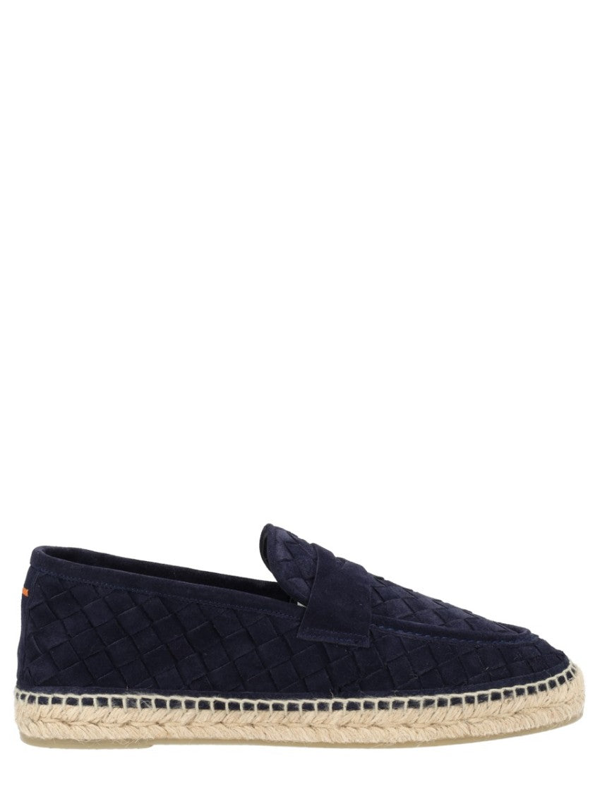 Castaner Nile Quilted Pattern Jute Moccasins Flats