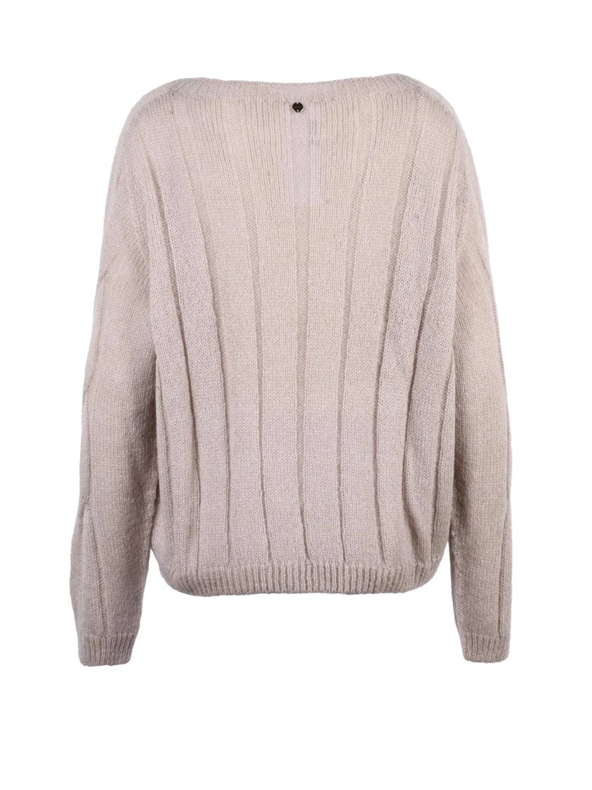 Liu Jo Cable Knit Sweater With Textured Design And Warm Feel
