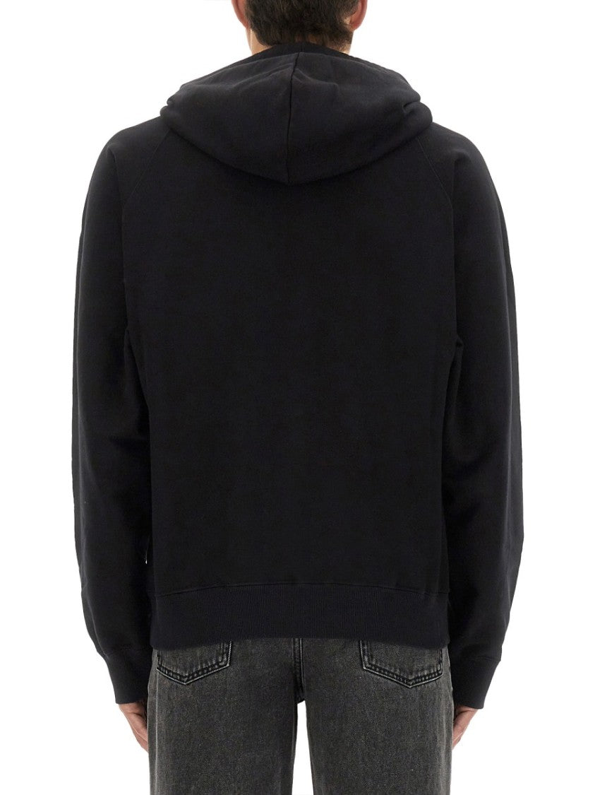 Alexander Mcqueen Relaxed-Fit Black Cotton Hoodie