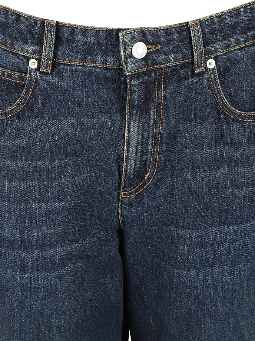 Alexander Mcqueen Wide-Leg Denim Jeans