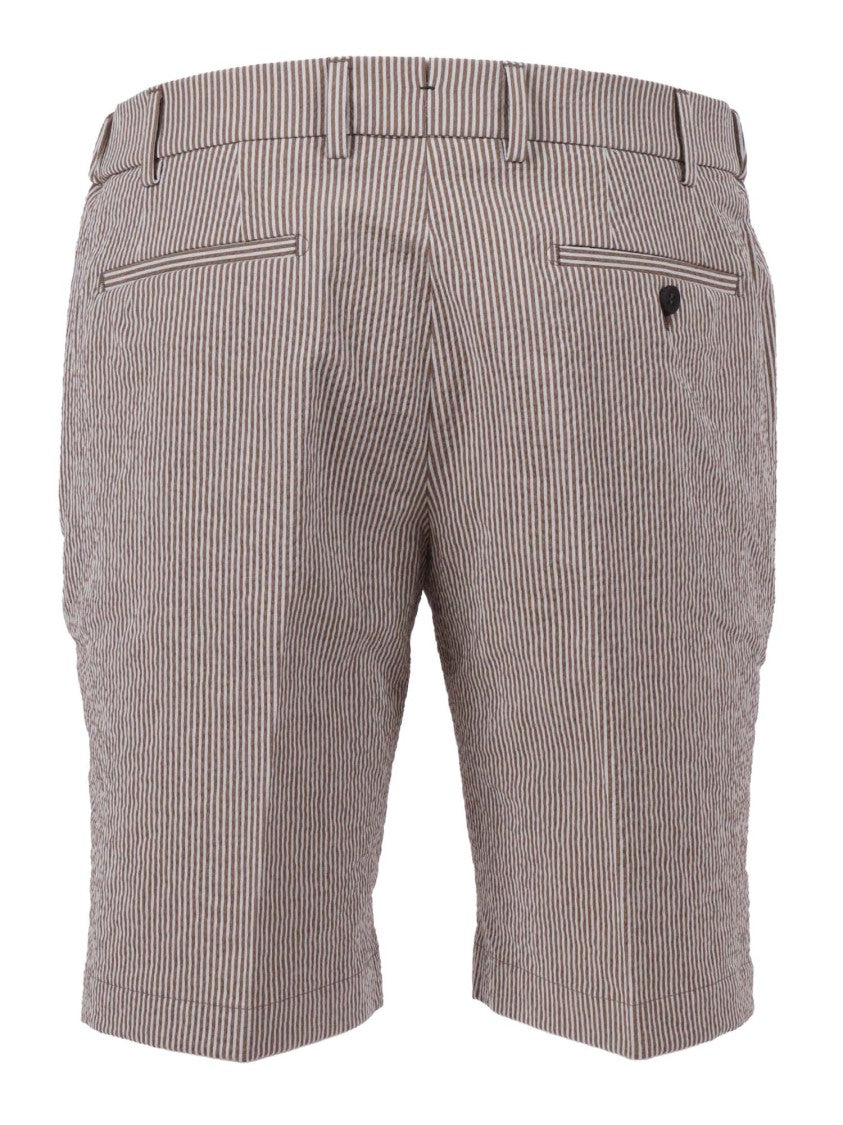 Berwich Slim Fit Vertical Striped Shorts