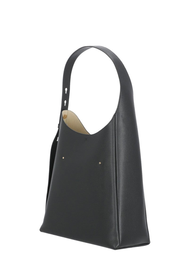 Tory Burch Romy Hobo Bag With Adjustable Strap And Gold-Tone Accents