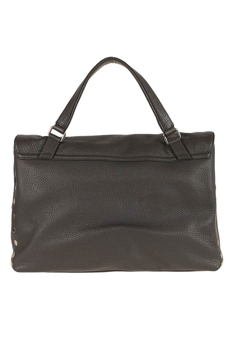Zanellato Postina Daily M Studded Leather Shoulder Bag