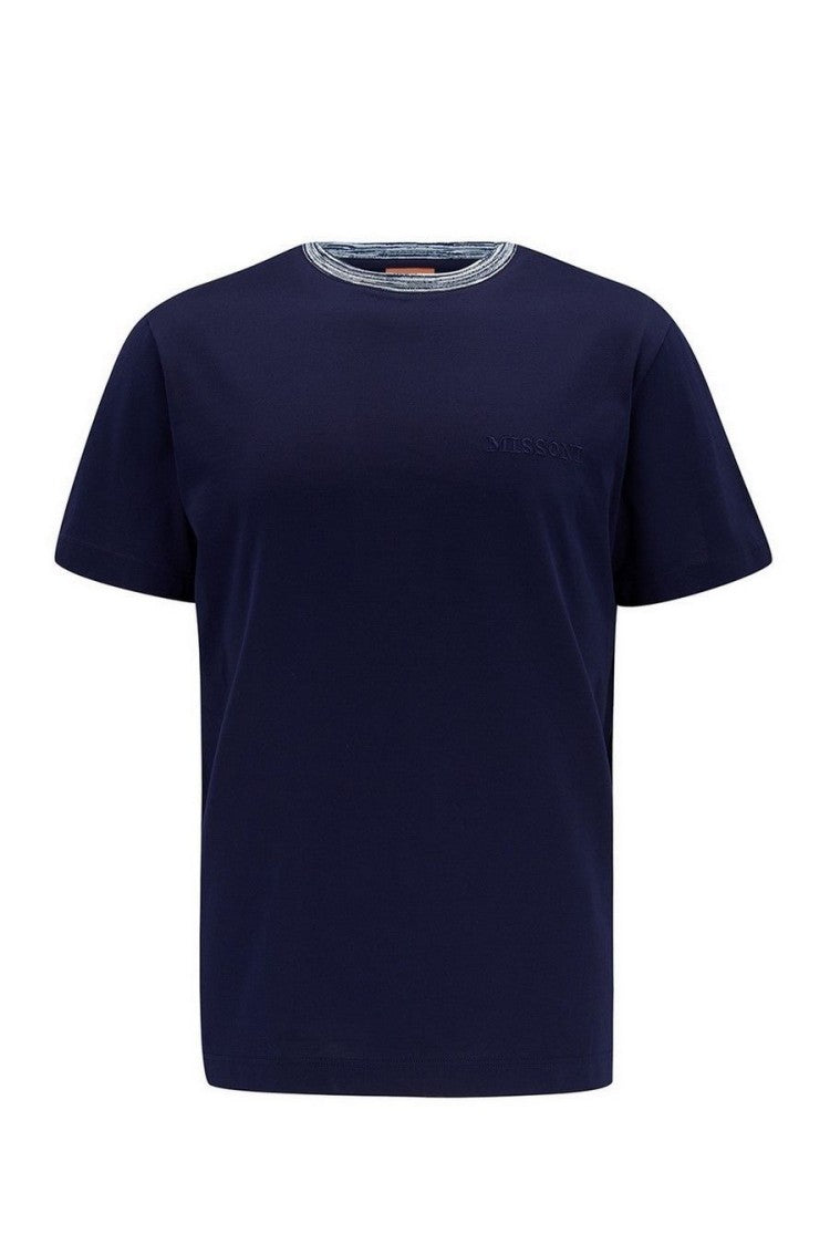 Missoni Blue Cotton T-Shirt