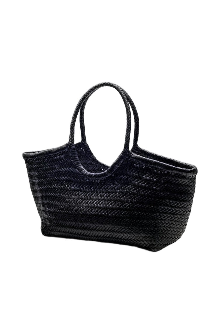 Dragon Diffusion Buffalo Leather Woven Tote Bag