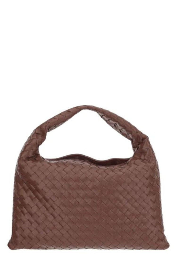 Bottega Veneta Beige Minimalist Bag With Smooth Structured Silhouette