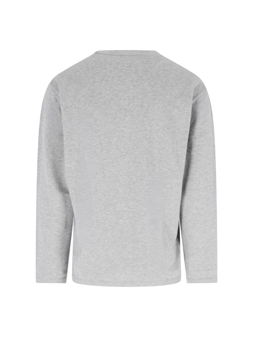 Extreme Cashmere Grey Rock Wool-Cashmere Knit Sweater
