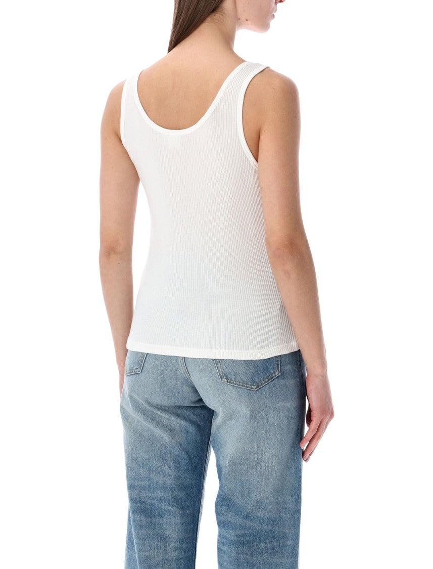 Chloé Chloé Fitted Logo Jersey Tank Top