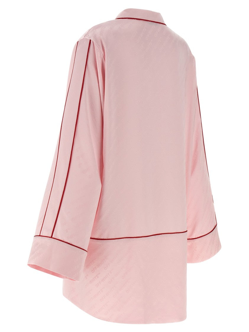 Off-White 'Jacquard Satin New Roxy Pajama' Shirt