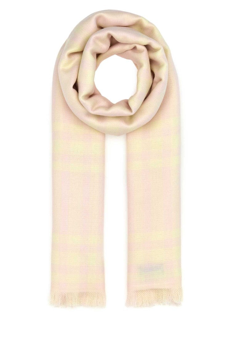Burberry Printed Wool Blend Scarf