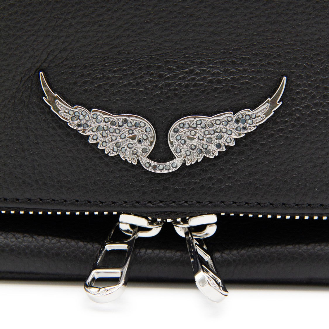 Zadig & Voltaire Black Leather Rock Ii Shoulder Bag