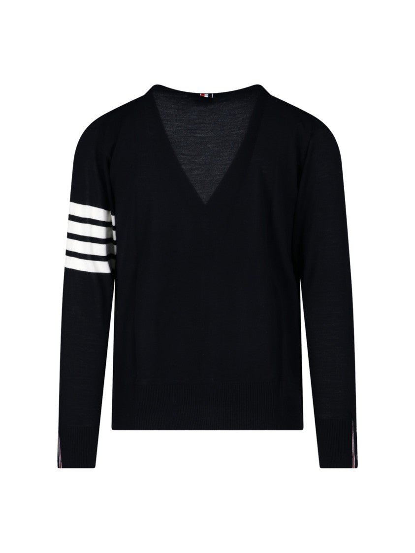 Thom Browne '4-Bar' Cardigan – Black