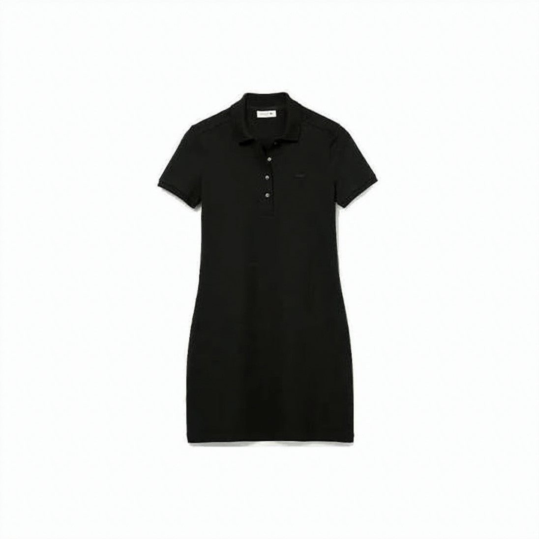 Lacoste Fitted Polo Midi Dress With Collared Neckline