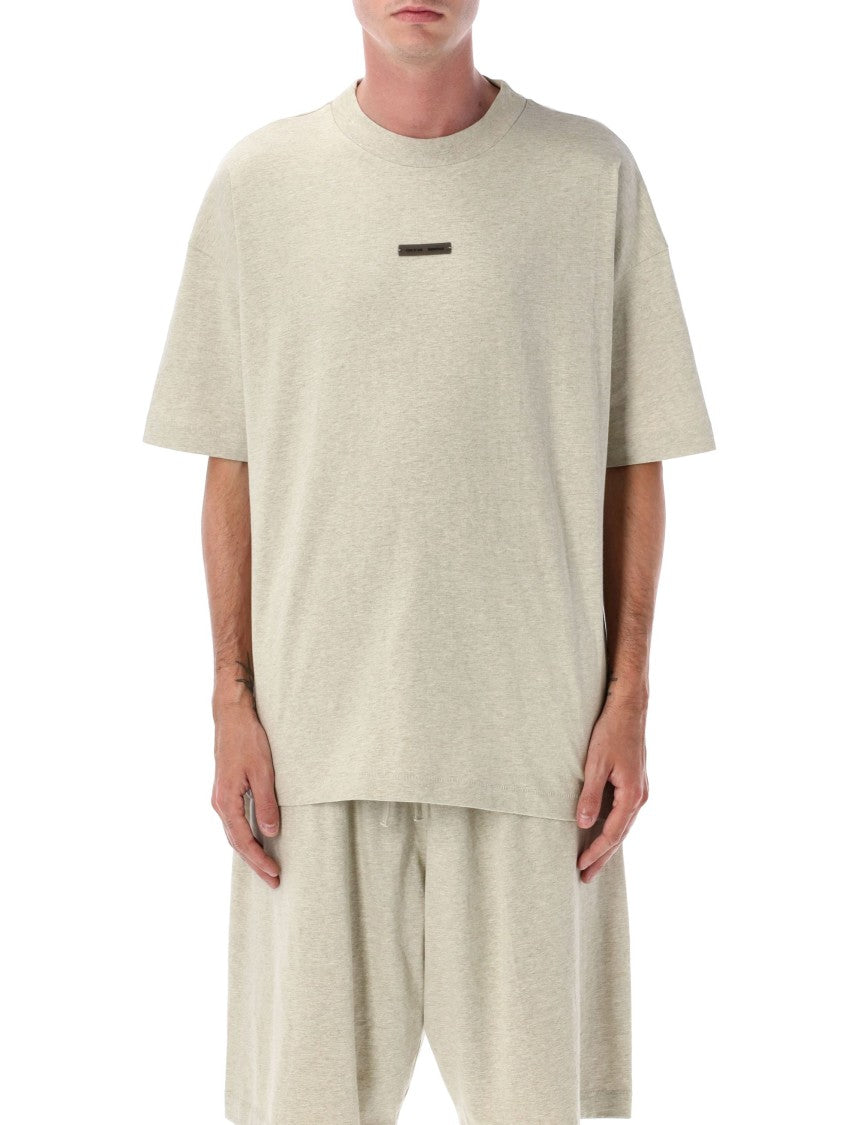 Fear Of God Relaxed Fit T-Shirt With Ribbed Neckline And Minimalist Branding