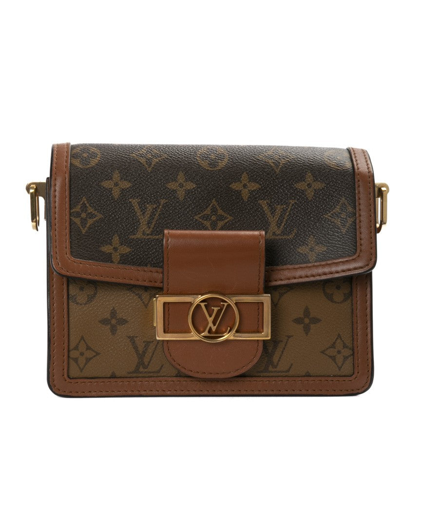 Louis Vuitton Dauphine Bb Monogram Reverse Handbag