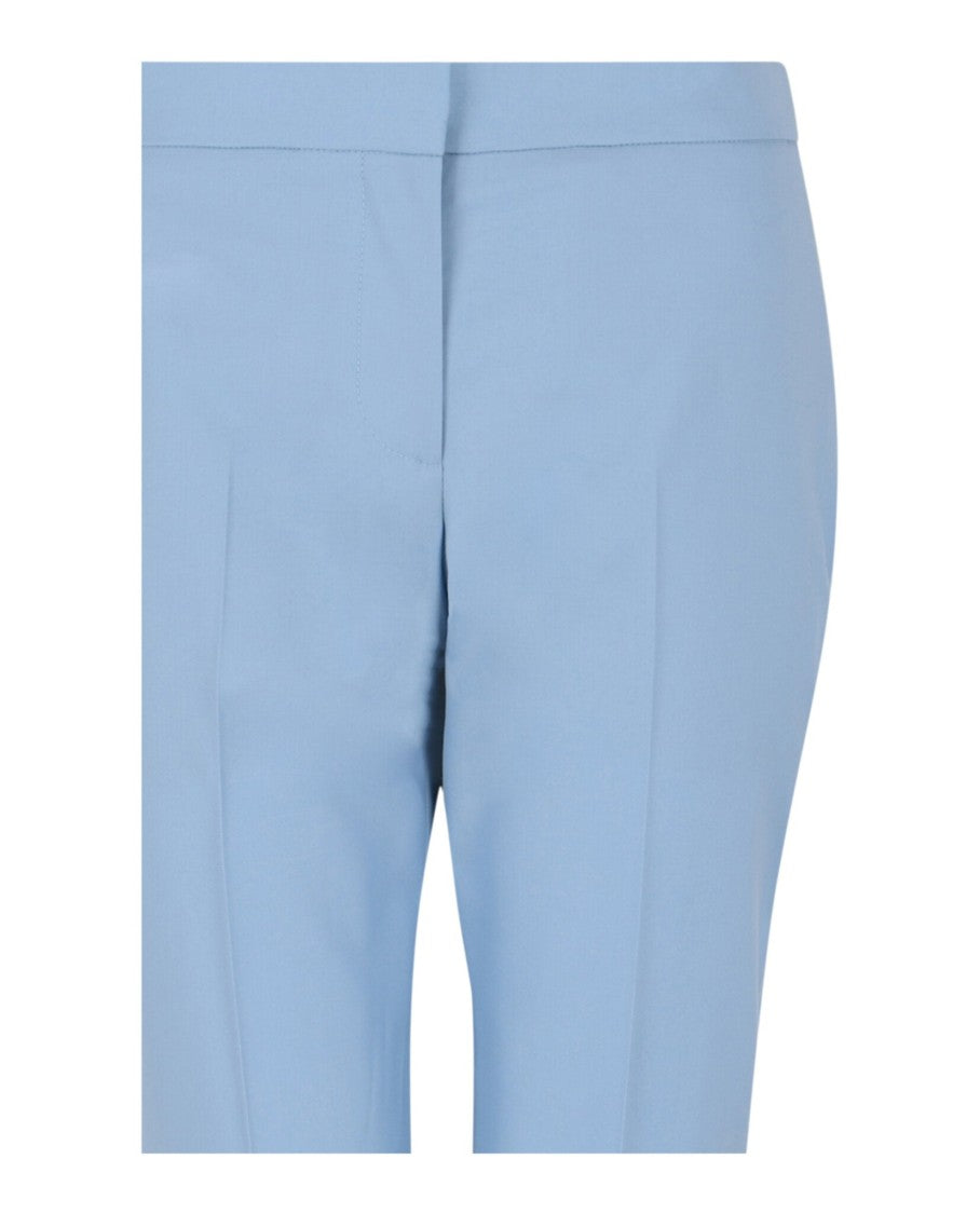 Alexander Mcqueen Tapered Cigarette Trousers With Hard Creases