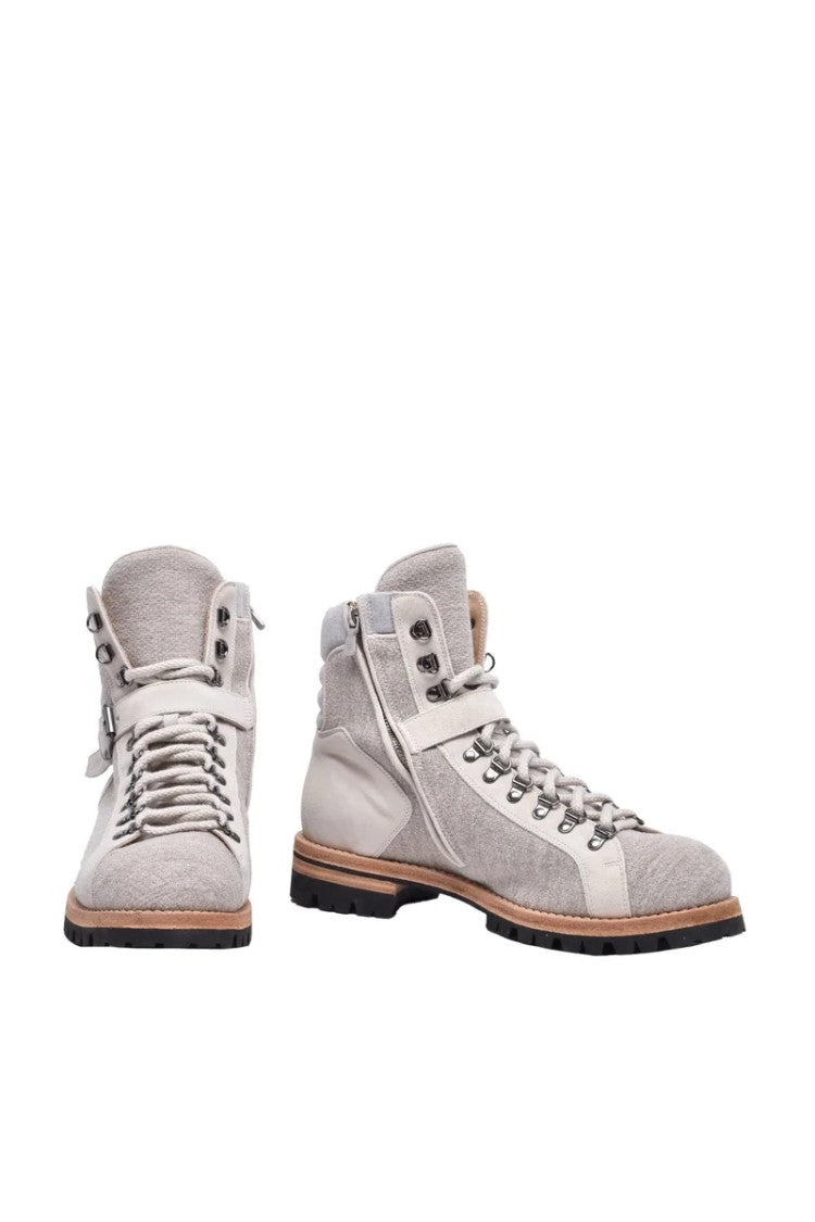 Eleventy Suede Boots - Beige