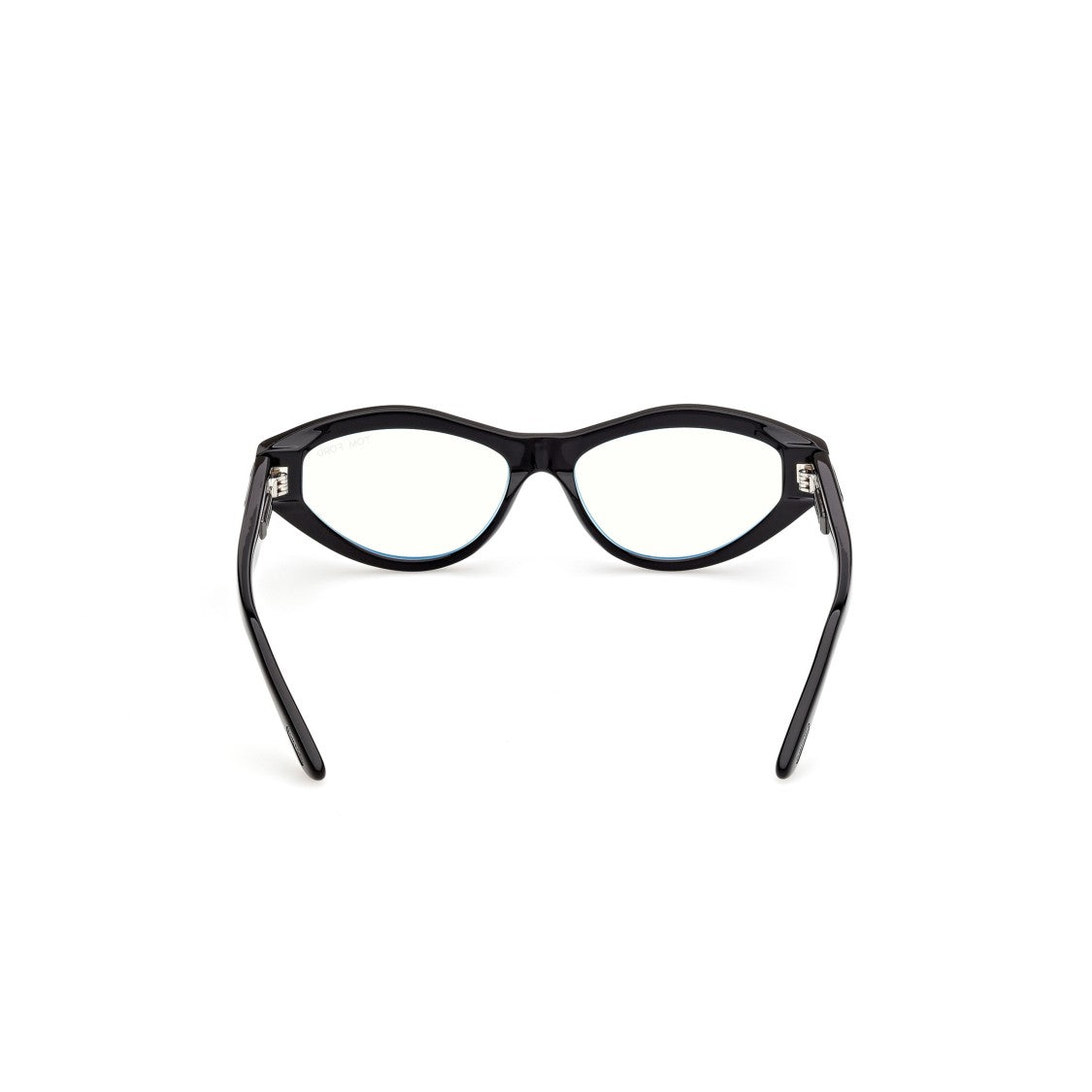 Tom Ford Ti5016-B Glossy Black Cat-Eye Eyeglasses