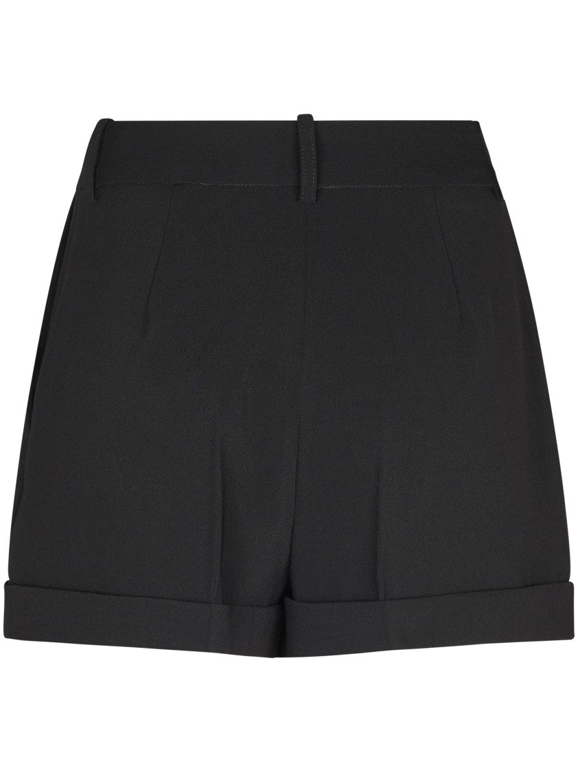 Elisabetta Franchi Tailored High-Waisted Shorts With Cuffed Hems