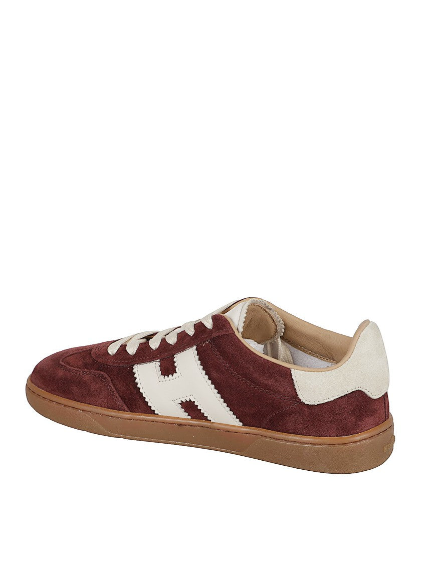 Hogan Burgundy Suede Hogan Cool Sneakers