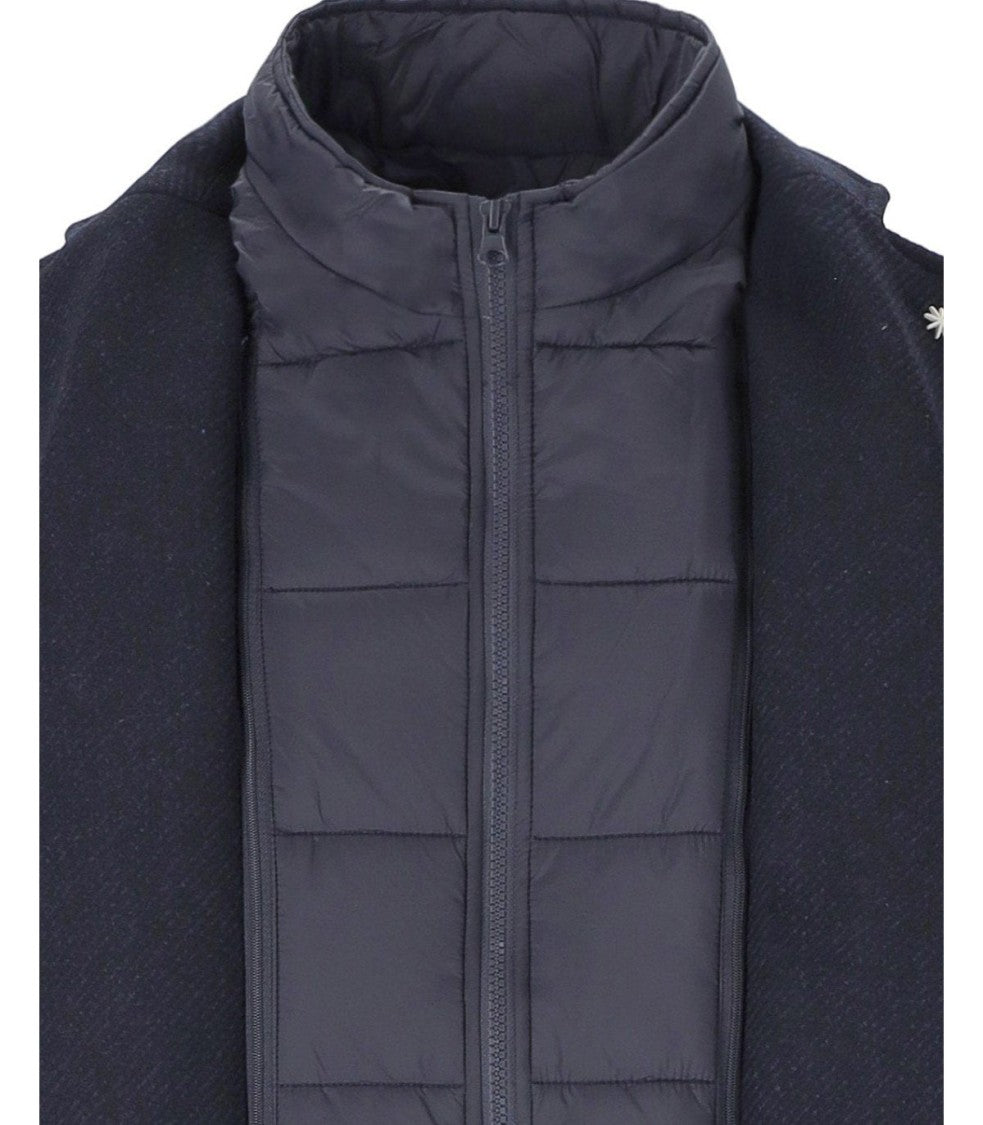Manuel Ritz Melange Blue Coat