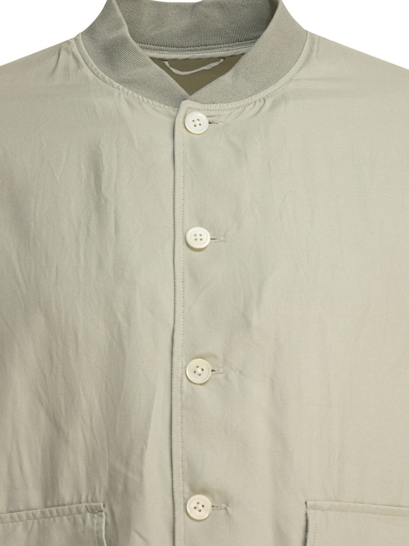 Kaptain Sunshine 100% Silk Jacket With Button-Up Front