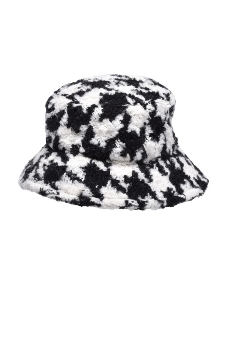 Nina Ricci Wool Mixed Fibers Hat - Black/White
