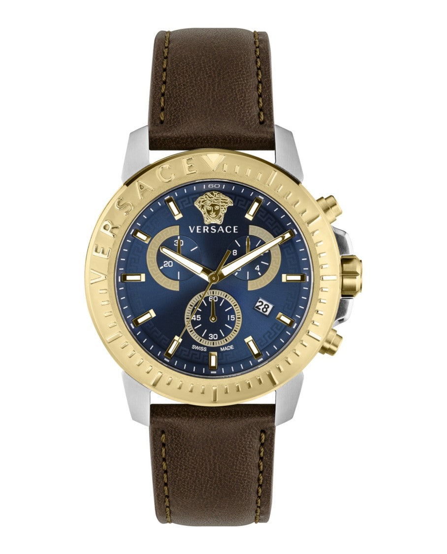 Versace New Chrono Strap Watch