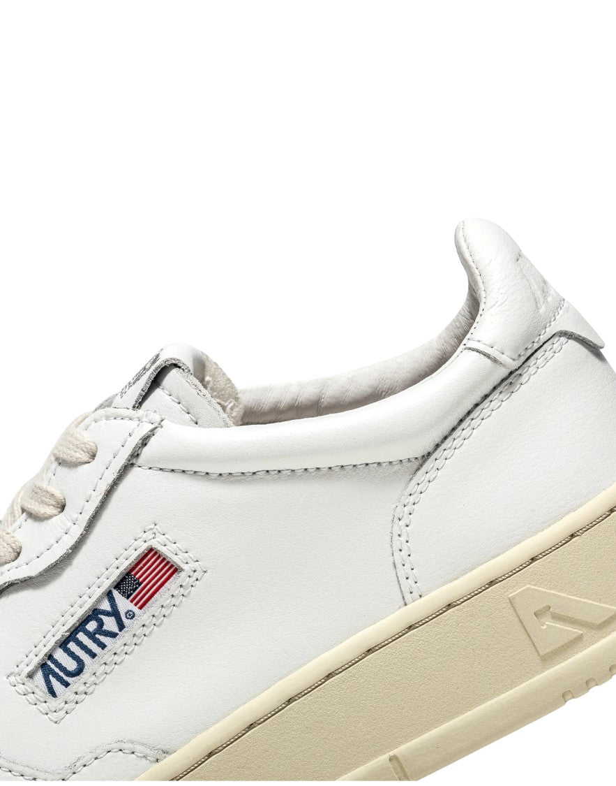 Autry White Leather Medalist Sneakers