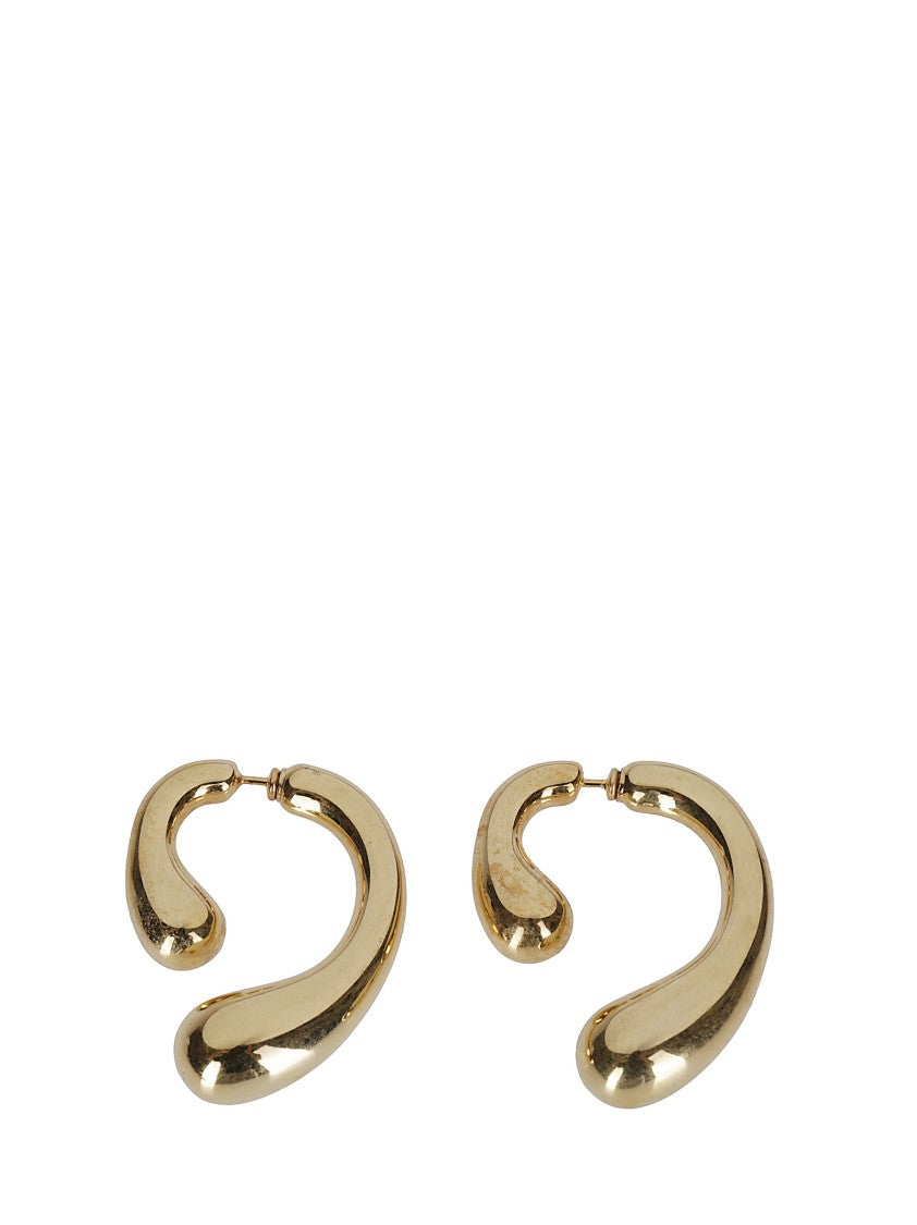 Panconesi Sculptural Gold-Plated Brass Earrings