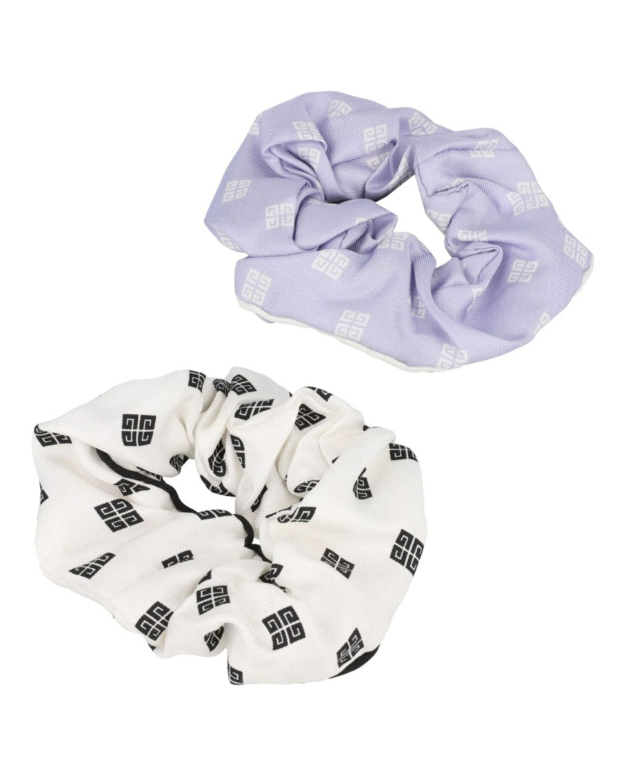 Givenchy Silk 4G Logo Scrunchie Set