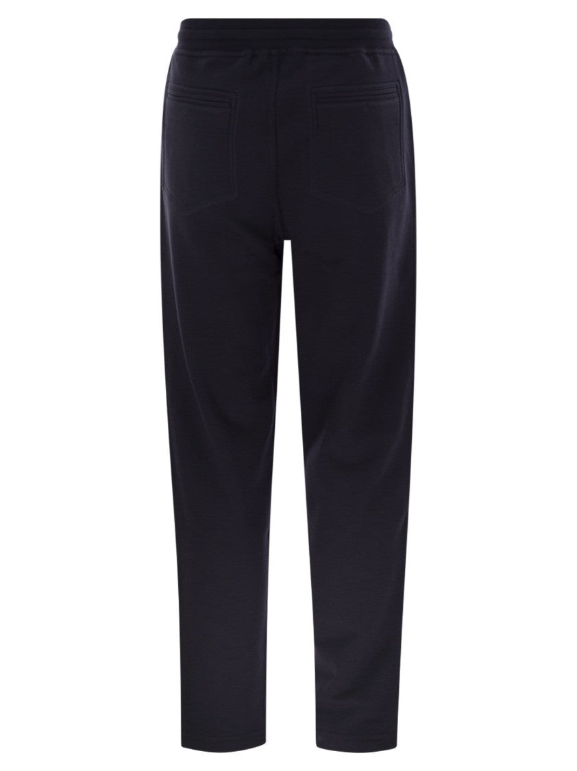 Brunello Cucinelli Techno Cotton Fleece Trousers