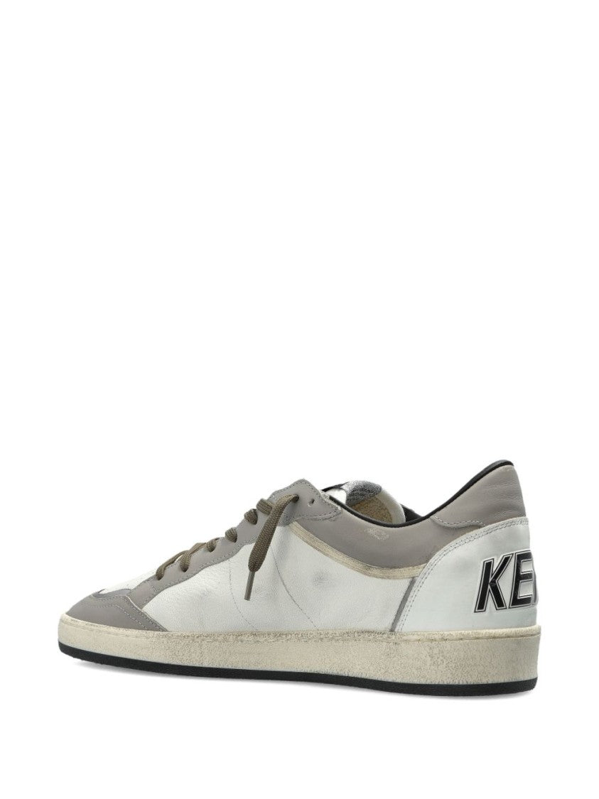 Golden Goose Silk And Nylon Metallic Detail Sneakers