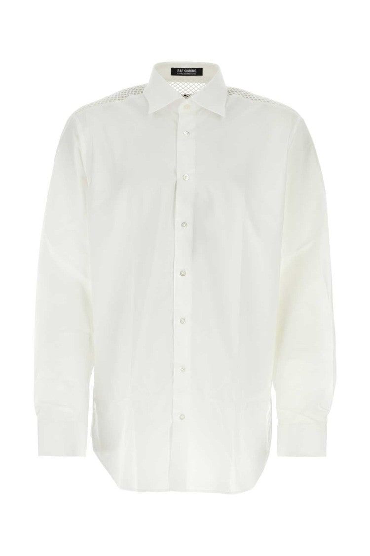 Raf Simons White Poplin Oversize Shirt