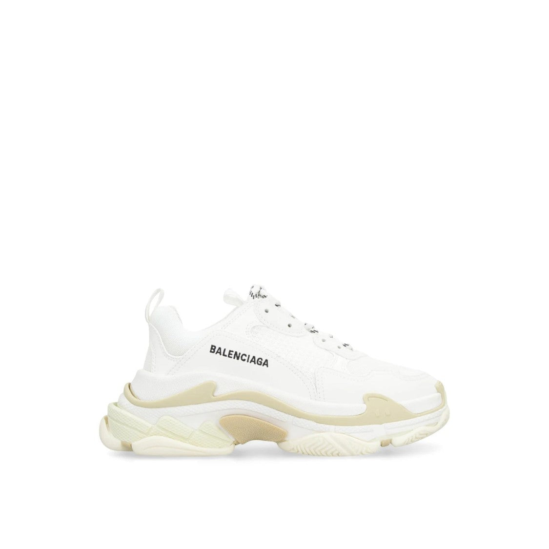 Balenciaga Triple S Low-Top Sneakers With Chunky Maxi Sole