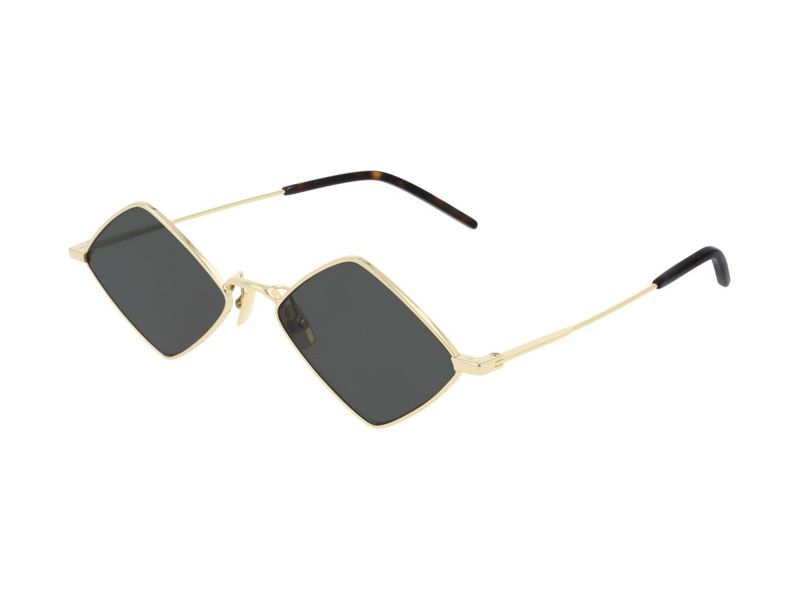 Saint Laurent Gold Sl 302 Lisa Metal Oversized Square Sunglasses