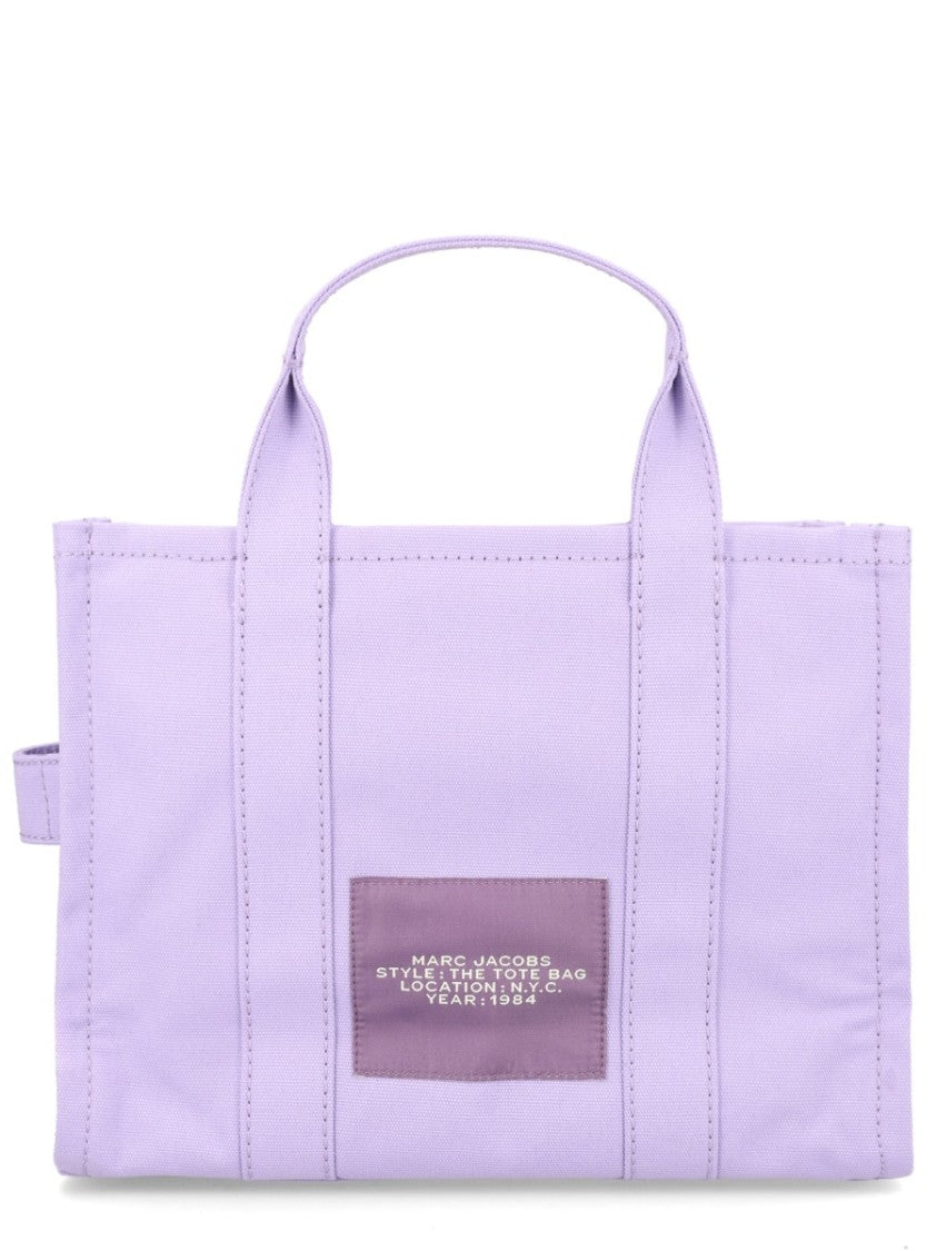 Marc Jacobs Purple The Tote Medium Cotton Bag