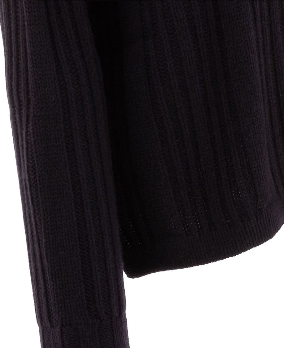Max Mara Ribbed Knit Turtleneck Sweater