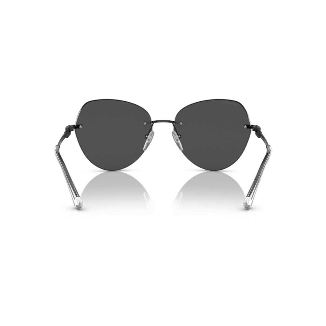 Bulgari 6183 Sole Rimless Oversized Cat-Eye Sunglasses
