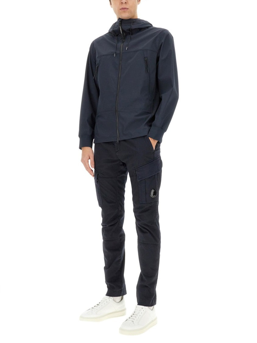 C.P. Company Black Zip-Up Outerwear Jacket